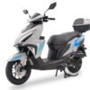 Clash 150cc Street Scooter, Automatic Shifting, Front Disc/Rear Drum Brakes, LED Accent Lighting - Black