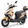 Clash 150cc Street Scooter, Automatic Shifting, Front Disc/Rear Drum Brakes, LED Accent Lighting - Black
