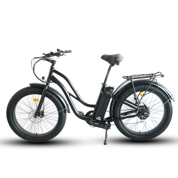 Coastal Cruiser Beach Cruiser 750W 52V 26x4 Step-Thru Fat Tire Electric Bike
