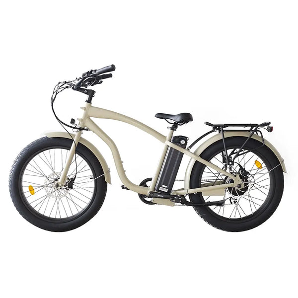 Coastal Cruiser Classic Beach Cruiser 750W 52V 24x3 Step Over Electric Bike