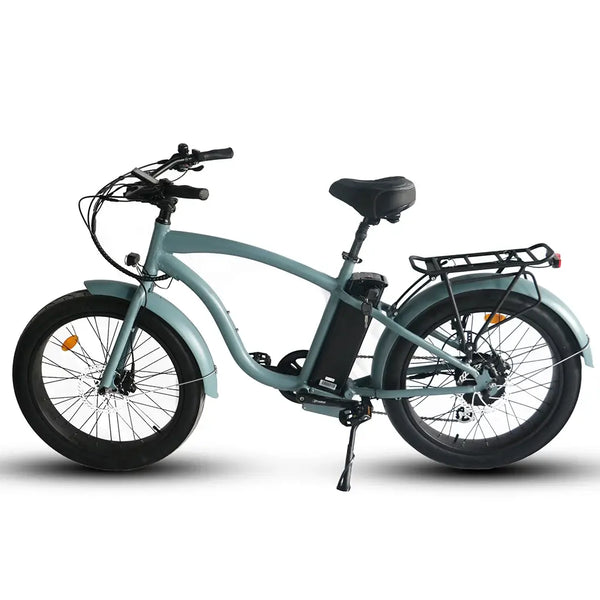 Coastal Cruiser Classic Beach Cruiser 750W 52V 24x3 Step Over Electric Bike