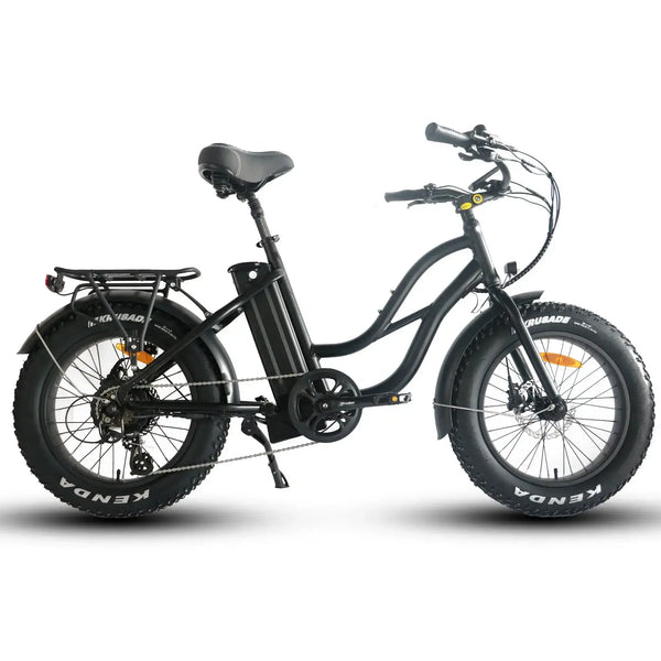 Coastal Cruiser Mini 20x4 750W 52V Fat Tire Step-Thru Beach Cruiser Electric Bike