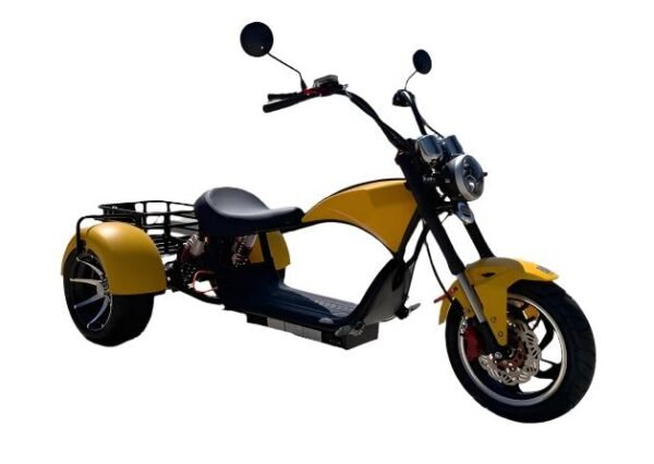 Cobra Electric Street Trike, 60v 2000w Lithium - Yellow