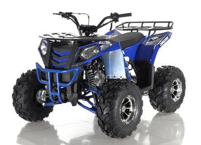 Commander DLX 125cc Utility Style ATV, Fully-Automatic with Reverse, Deluxe Alloy Wheels, Ages 16 and up - Red