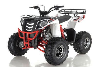 Commander DLX 125cc Utility Style ATV, Fully-Automatic with Reverse, Deluxe Alloy Wheels, Ages 16 and up - Red