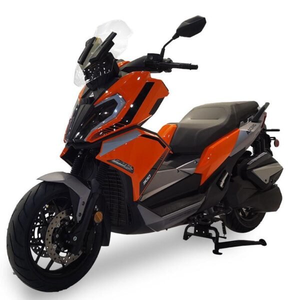 Defender 300cc EFI Street Scooter, Water-cooled, Automatic Shifting, Keyless Start, ABS Brakes - Grey