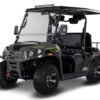 E-Rover DLX Electric Golf Cart, Lithium Battery, Deluxe Alloy Wheels, Digital Dashboard, Windshield Included - Grey