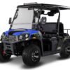 E-Rover DLX Electric Golf Cart, Lithium Battery, Deluxe Alloy Wheels, Digital Dashboard, Windshield Included - Grey
