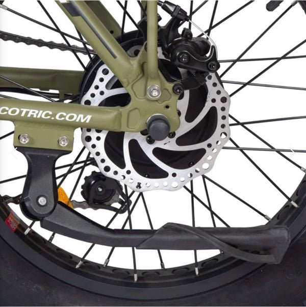 Ecotric 48V 500W Fat Tire Portable Folding Electric Bike Plus LCD Display