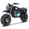 Electric Powered Mini Bike, 60v 1500w Lithium, Hydraulic Disc Brakes, LED Headlight - Black