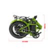 EUNORAU E-FAT-MN Folding Fat Tire 500W 48V Electric Bike