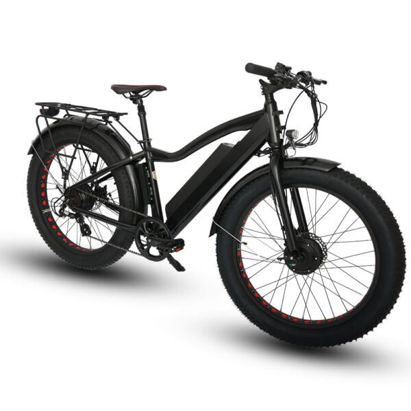EUNORAU FAT-AWD 48V 15.6Ah/25Ah 600W All Wheel Drive Fat Tire Electric Bike