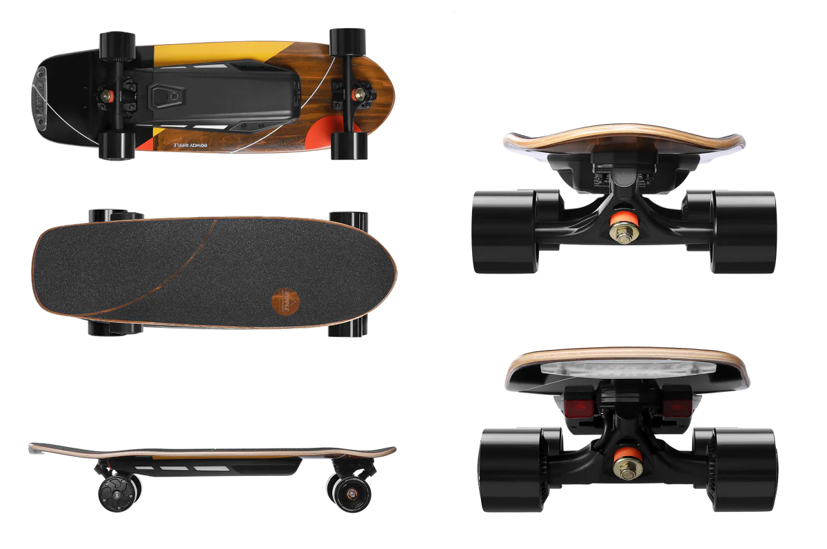 Buy Exway Ripple Mini Electric Skateboard - Exway Ripple Mini Electric Skateboard Portable Dual Hub view 3