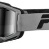 Focus Snow Goggle Silver/Char W/ Silver Mirror/Smoke Lens