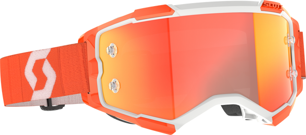 Fury Goggle Orange Orange Chrome Works