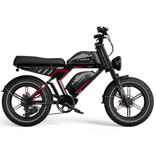 G-FORCE ZM 750W 48V 20Ah All Terrain Full Suspension Fat Tire Electric Bike