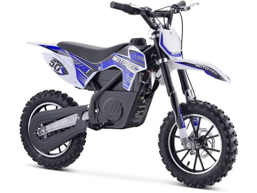Gazella Electric Kids Dirt Bike, 24v 500w, Ages 6 and up - Blue