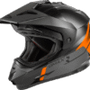 Gm-11 Dual-Sport Scud Helmet Matte Black/Orange/Grey Lg