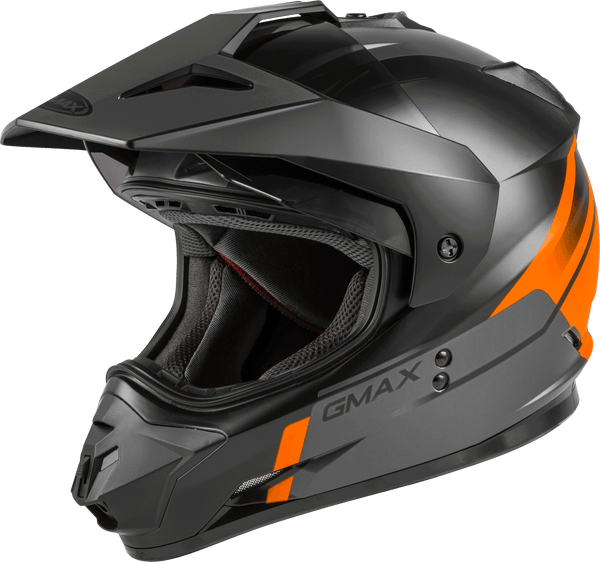 Gm-11 Dual-Sport Scud Helmet Matte Black/Orange/Grey Lg