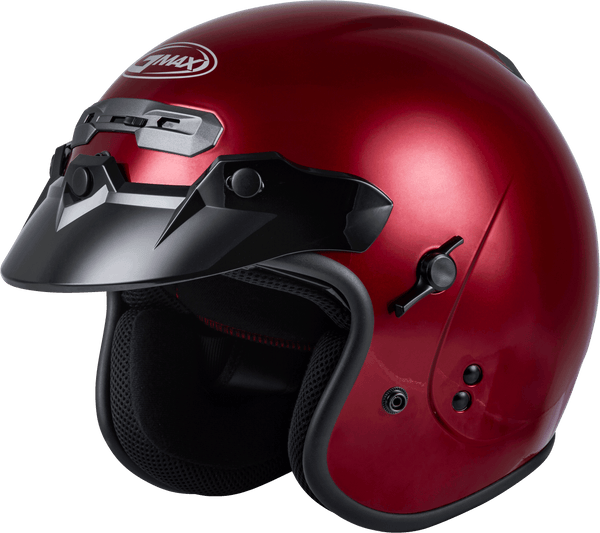 Gm-32 Open-Face Helmet Candy Red 3x