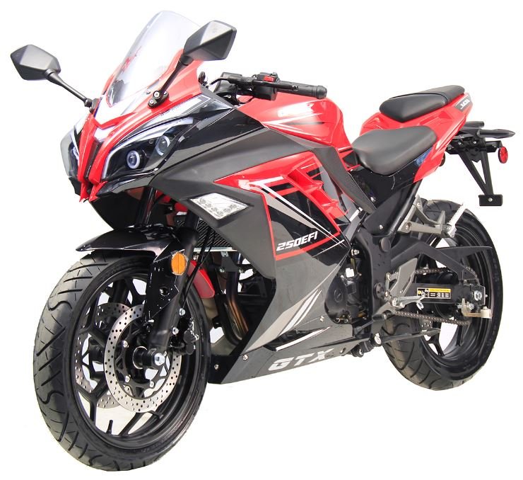 GTX 250 EFI Street Motorcycle, 6-Speed Manual - Blue