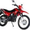 Hawk-X 250cc Dual Sport Dirt Bike, 5-Speed Manual, Electric Start, 21/18 inch Wheels, DOT Approved, Ages 16 and up - Red