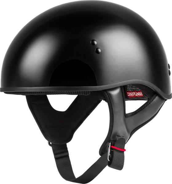 Hh-45 Half Helmet Naked Black Md