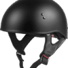 Hh-45 Half Helmet Naked Matte Black Sm