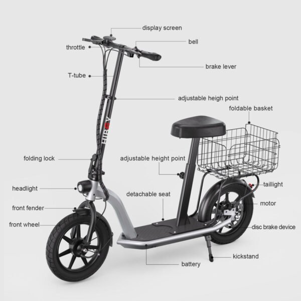 Hiboy ECOM 14 48V/10Ah 450W Big Wheel Electric Scooter