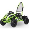 Interceptor Kids Electric Go Kart, 48v 1000w, Full Suspension, Ages 8 and up - Red