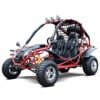 Jaguar 200 DLX Buggy Go Kart, Electric Start, Automatic with Reverse, 10-inch Alloy Wheels, Ages 16 and up - Red