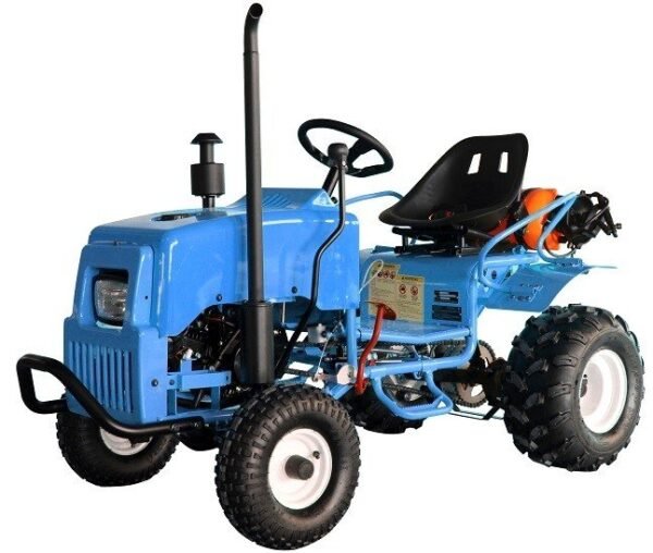 Kids Gas Mini Tractor, 125cc Engine with Electric Start, Automatic with Reverse, Ages 12 and up - Green