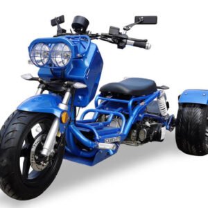 maddog-150cc-street-trike-automatic-disc-brakes-14-inch-aluminum-rear-wheels-blue