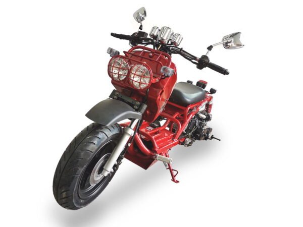 Maddog Gen I 150cc Street Scooter, Automatic, Front Disc Brake, 12 inch Aluminum Wheels - Matte Black