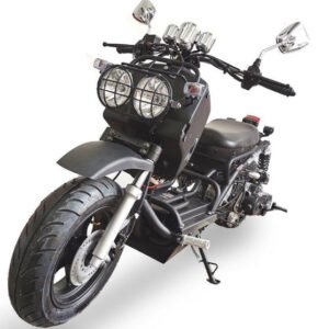maddog-gen-i-150cc-street-scooter-automatic-front-disc-brake-12-inch-aluminum-wheels-matte-black