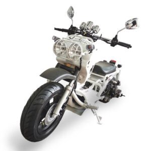 maddog-gen-i-50cc-street-scooter-automatic-front-disc-brake-12-inch-aluminum-wheels-50-state-legal-metallic-white