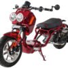 Maddog Gen IV 150cc Street Scooter, Automatic, Front Disc Brake, 12 inch Aluminum Wheels, LED Lights, Digital Speedometer, 50 State Legal - Metallic Burgundy