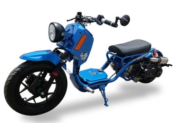 Maddog Gen V 150cc Street Scooter, Automatic, Front Disc Brake, 14 inch Aluminum Wheels, Digital Speedometer, LED Lights, 50 State Legal - Metallic White