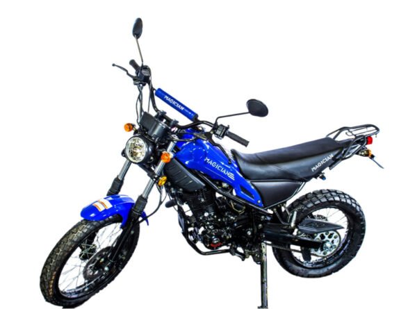 Magician 250 Enduro Bike, 5-Speed Manual, Electric Start, (19/16) Wheels - Red