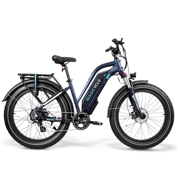 Magicycle 750W 52V Cruiser Pro Mid Step-Thru Mountain Electric Bike