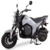 Menace 50cc Motorcycle, Automatic Shifting, Front Disc/Rear Drum Brakes, (12/10 in.) Wheels - Grey