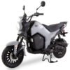 Menace 50cc Motorcycle, Automatic Shifting, Front Disc/Rear Drum Brakes, (12/10 in.) Wheels - Grey