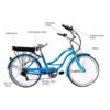 Micargi Bali 350W 48V Men’s Women's Electric Bike 26