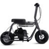 Micro 49cc 2-Stroke Gas Mini Bike - Black