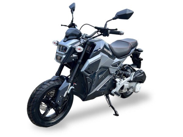 Mini Max 150cc Motorcycle, Automatic, Front Disc Brake, 12 inch Aluminum Wheels, LED Lights, Digital Speedometer, 50 State Legal - Metallic Green