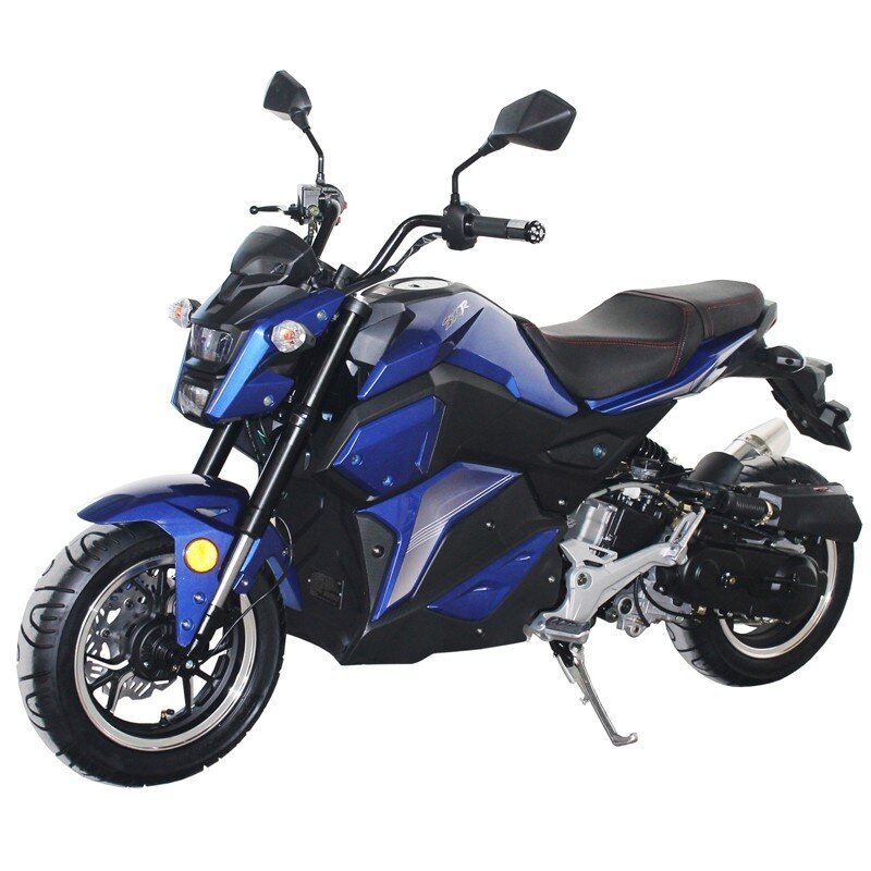Mini Max 50cc Motorcycle, Automatic, Front Disc Brake, 12 inch Aluminum Wheels, 50 State Legal - Metallic Red