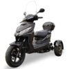 Mojo 150cc Street Trike, Automatic, Disc Brakes, Aluminum Wheels, Trunk and Windshield Included - Metallic Blue