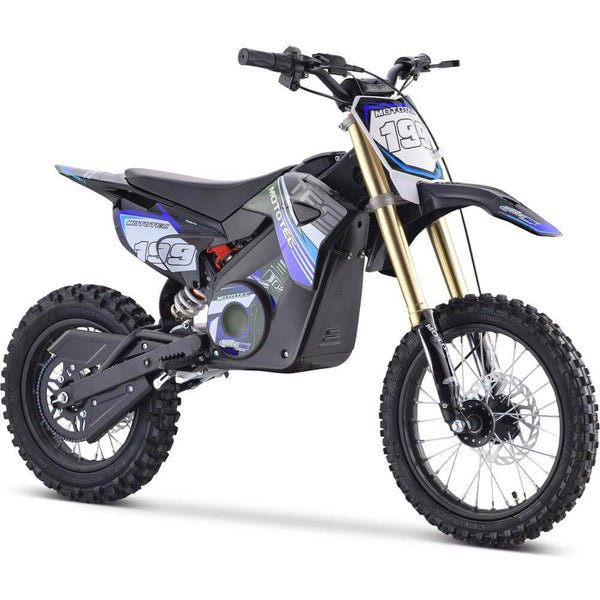 MotoTec 48v Pro Electric Dirt Bike 1800w Lithium Blue