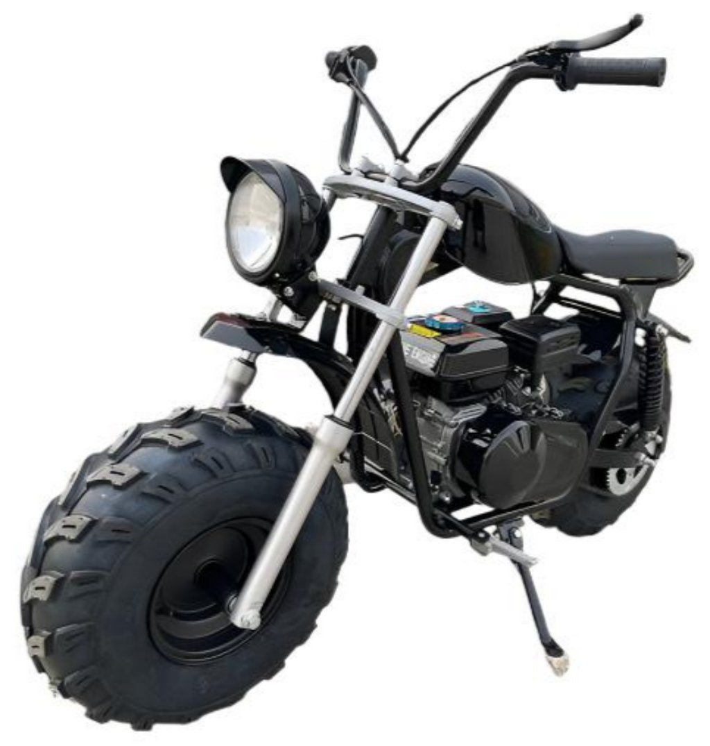 Mudstar Gas Powered Mini Bike, 196cc 6.5hp 4-Stroke - Black