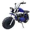 Mudstar Gas Powered Mini Bike, 196cc 6.5hp 4-Stroke - Black